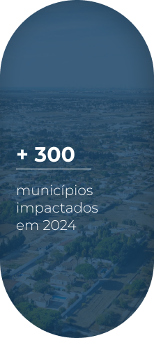 Mais de 300 municípios impactados em 2024